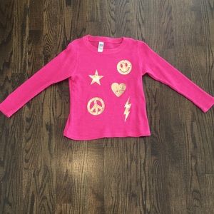 Girls Royal Apparel Waffle Long Sleeve